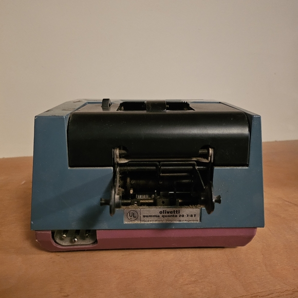 (SOLD) Vintage 1970s Olivetti Summa Quanta 20 - 7/8 T Adding Machine - Picture 8 of 10